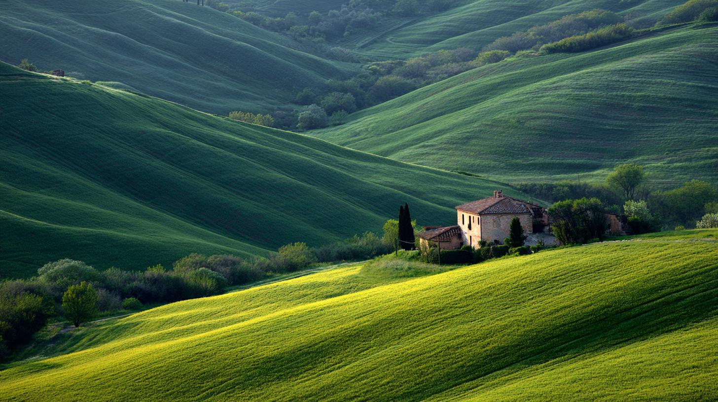 Italian farm landscape